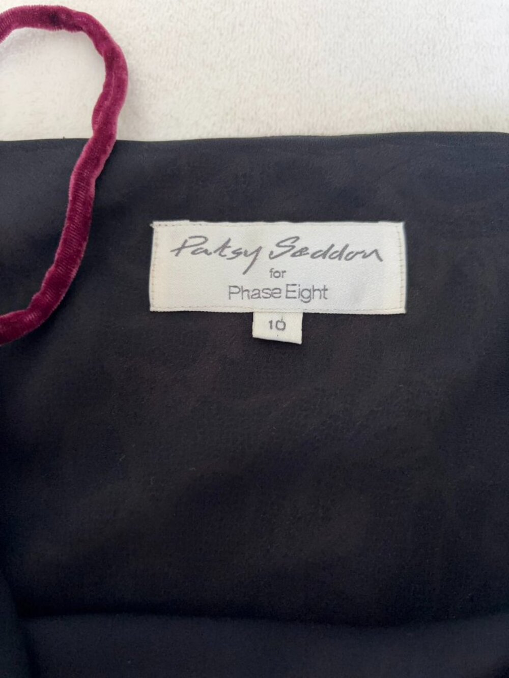 Vintage Midi Velvet Red Rose Dress - Picture 6 of 6